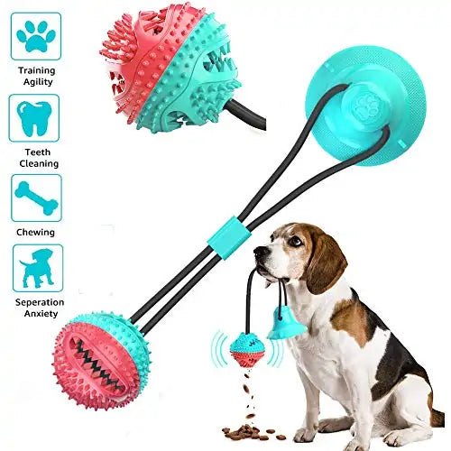 Multifunction Dog Chew Toy with Suction Cup